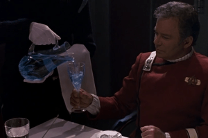 Note to Galley: Romulan Ale no longer to be served at diplomatic functions. 