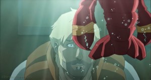 DC Animation Now imagine he's gently singing The Who's "Behind Blue Eyes" in this picture.